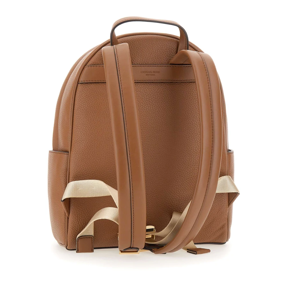 Michael Kors Tumbled Leren Rugzak Bruine Kleur Brown Dames