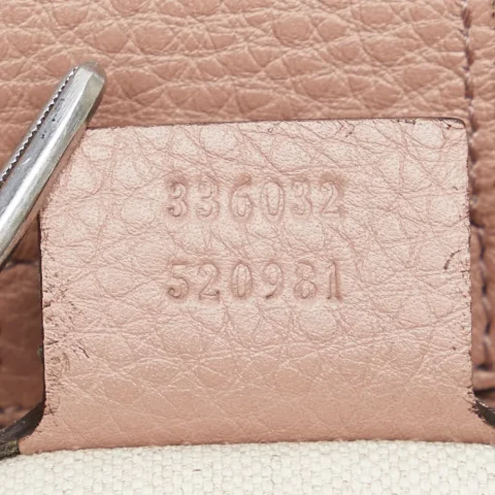 Gucci Vintage Pre-owned Leather handbags Pink Dames