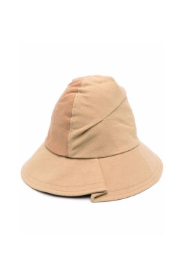 chapeau-beige-en-coton-bicolore