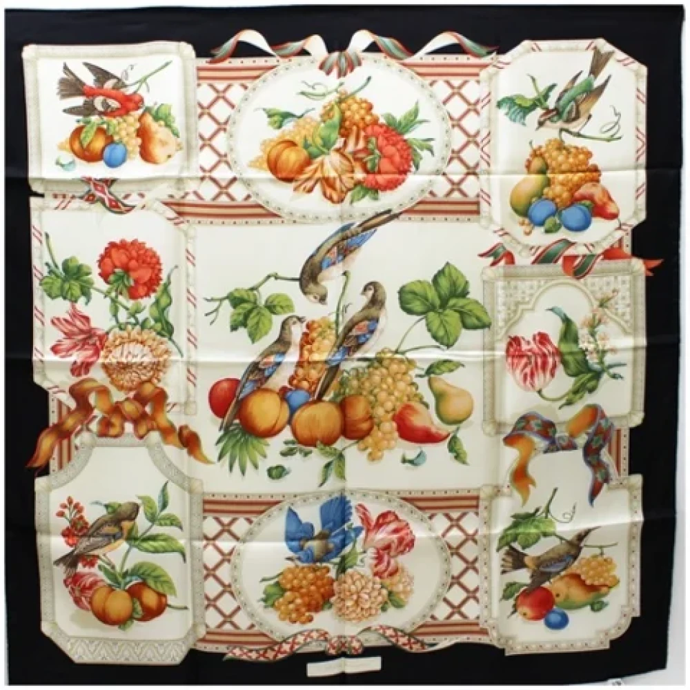 Salvatore Ferragamo Pre-owned Silk scarves Multicolor Dames