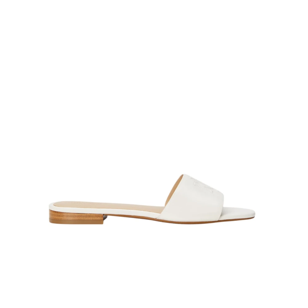 Ralph Lauren Women's White Sliders, 8 Uk, Slider