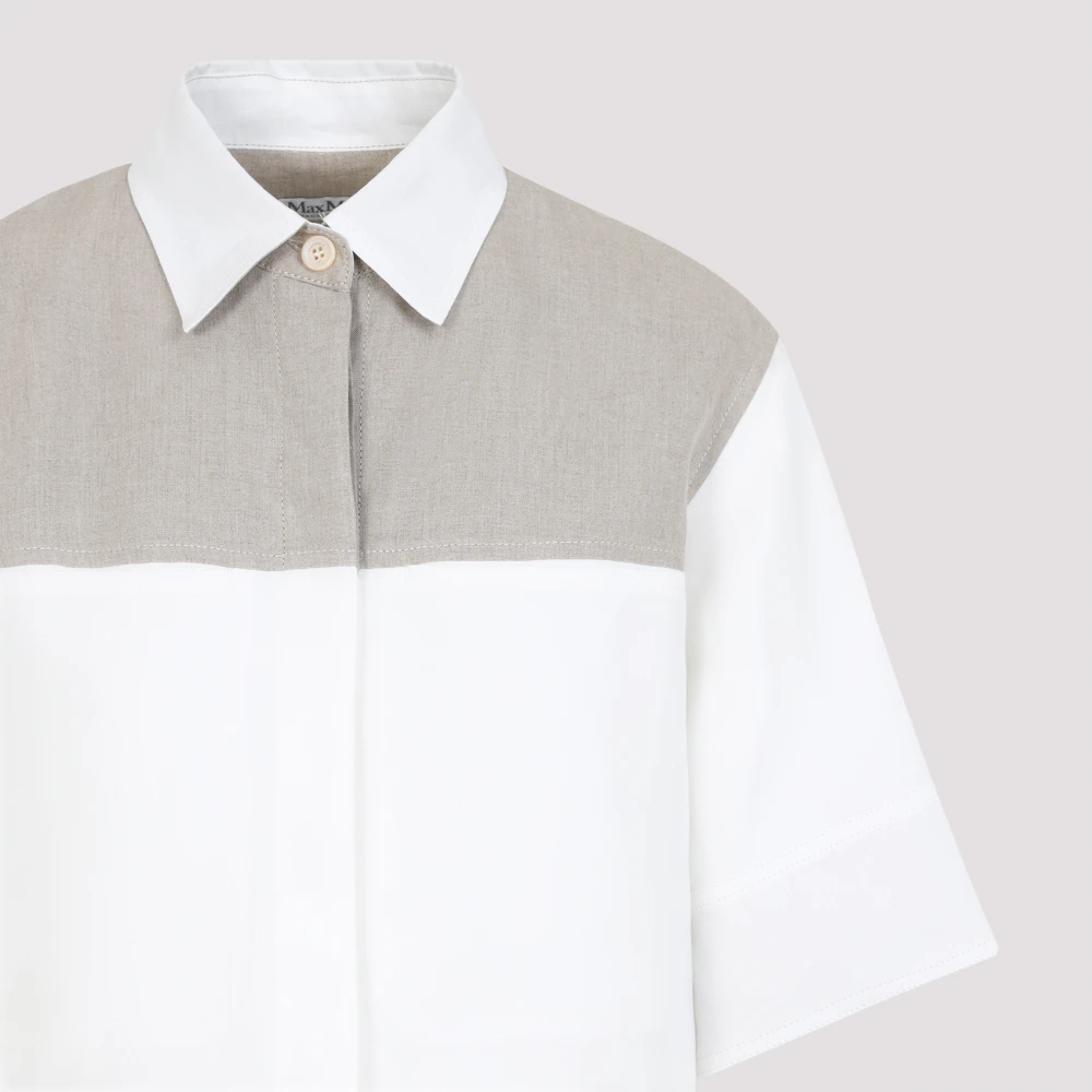 Max Mara Bicolor Crop Top Multicolor Dames