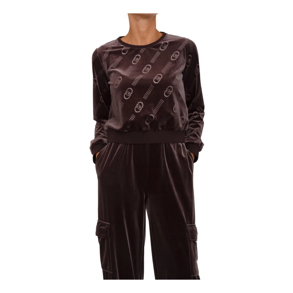 Liu Jo Mujer Marrón Sudaderas, Talla: Xs