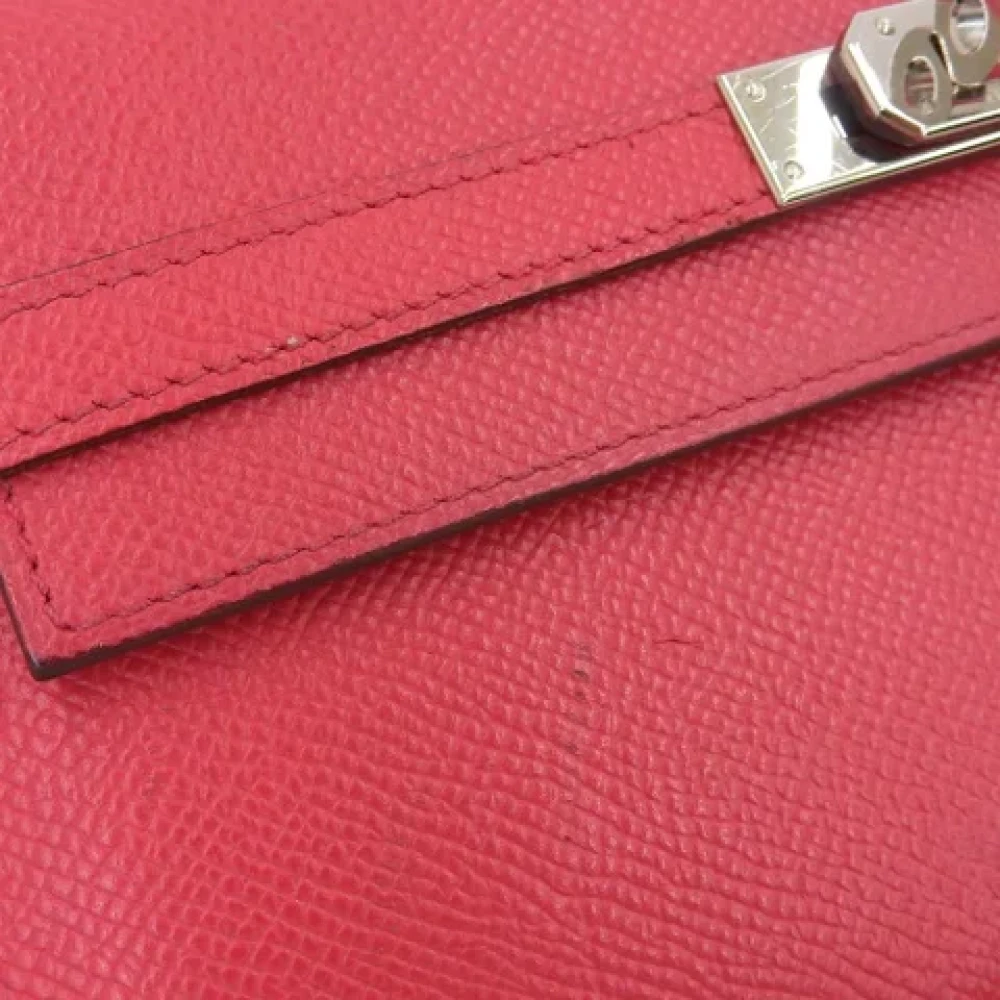 Hermès Vintage Pre-owned Leather wallets Pink Dames