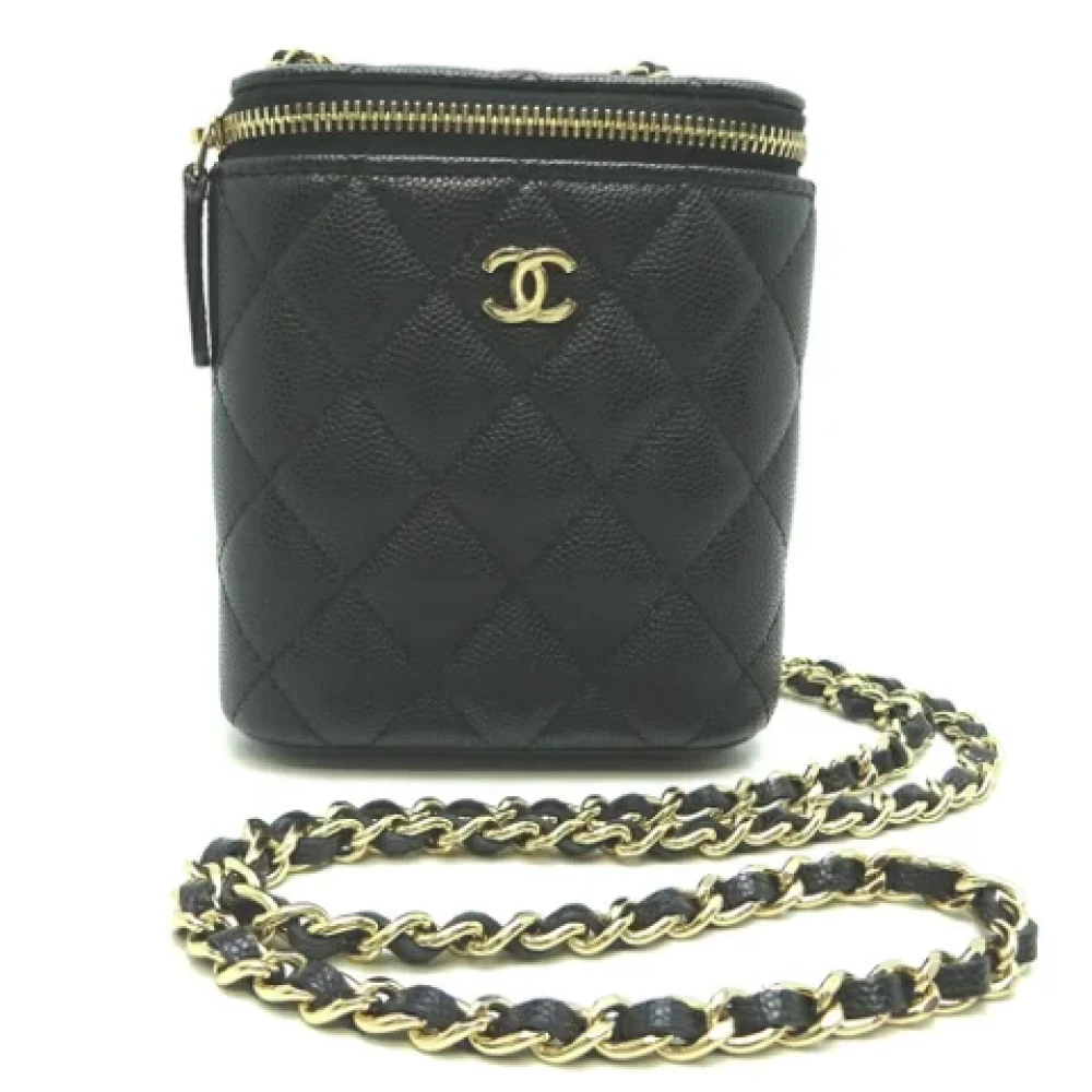 Chanel Vintage Pre-owned Fabric chanel-bags Black Dames