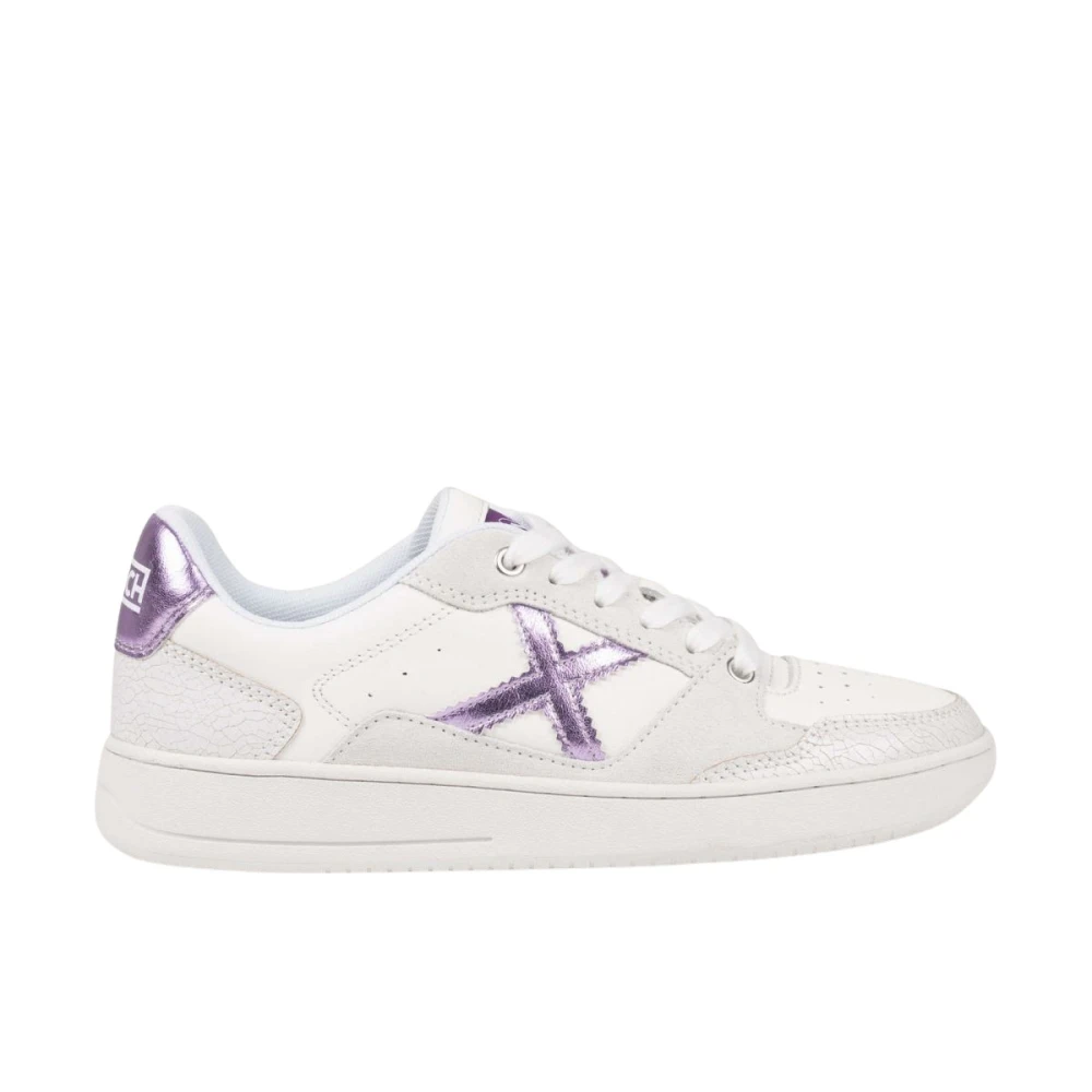 Munich Vrouw Wit Schoenen Dames, 37 Eu, Leer, Legit Sneaker