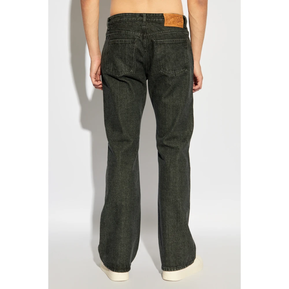 Bally Straight-leg jeans Black Heren