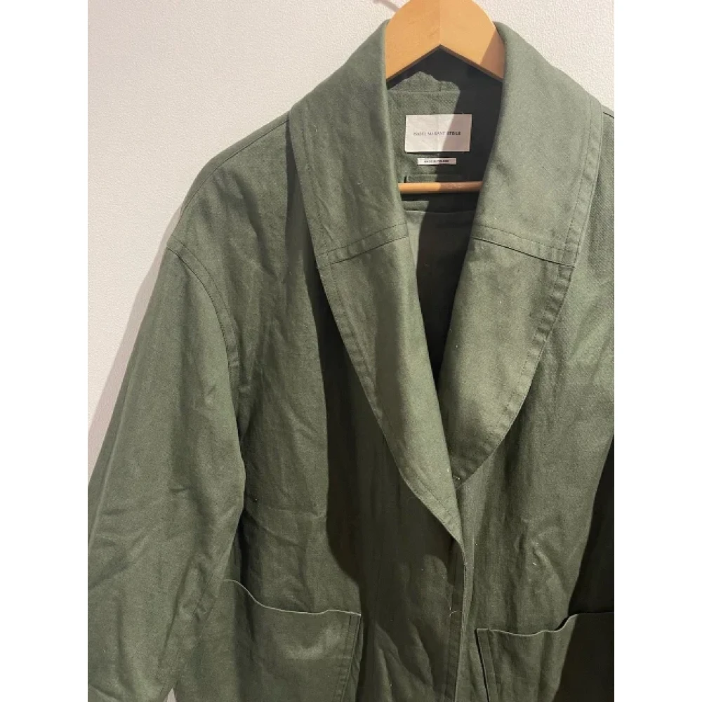 Isabel Marant Pre-owned Cotton outerwear Green Dames