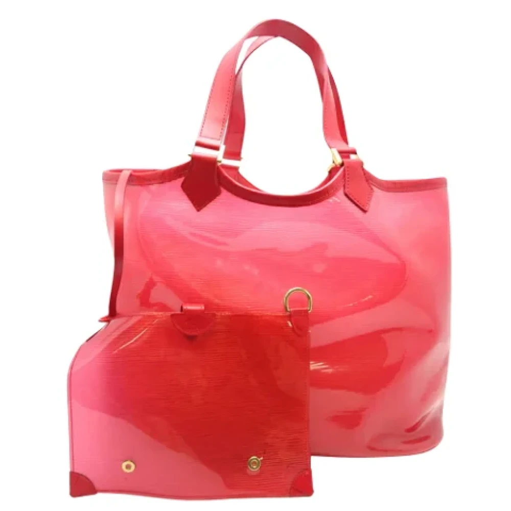 Louis Vuitton Vintage Pre-owned Plastic totes Red Dames