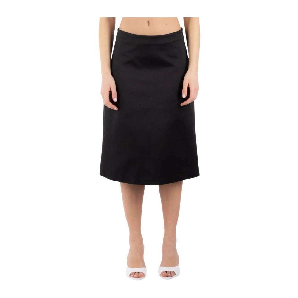 The Garment Zwart Polyester Katoen Rok Black Dames