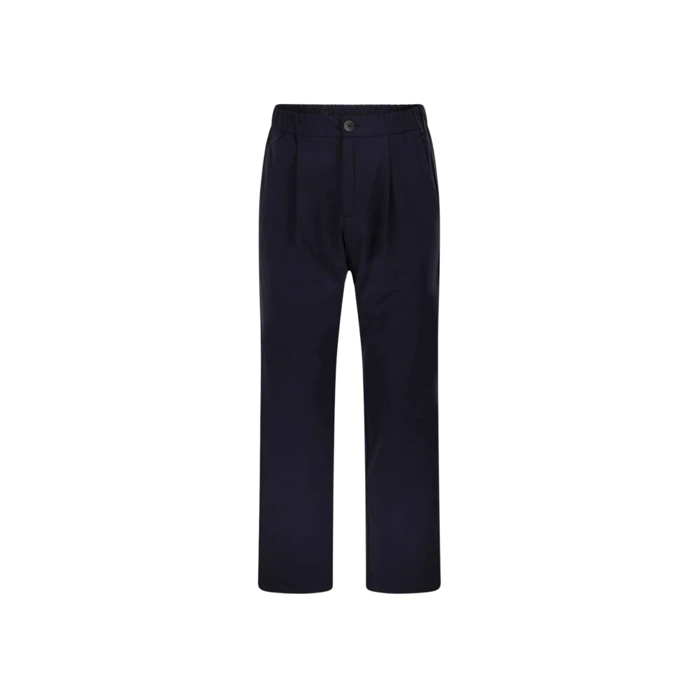 Herno Mannelijk Blauw Broeken Heren, Xl, Nylon, Nylon Jersey Broek