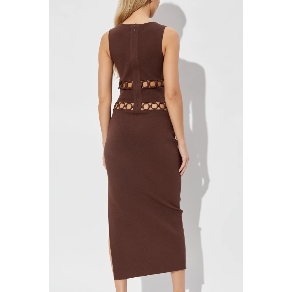 Cult Gaia Jurk River Brown Dames