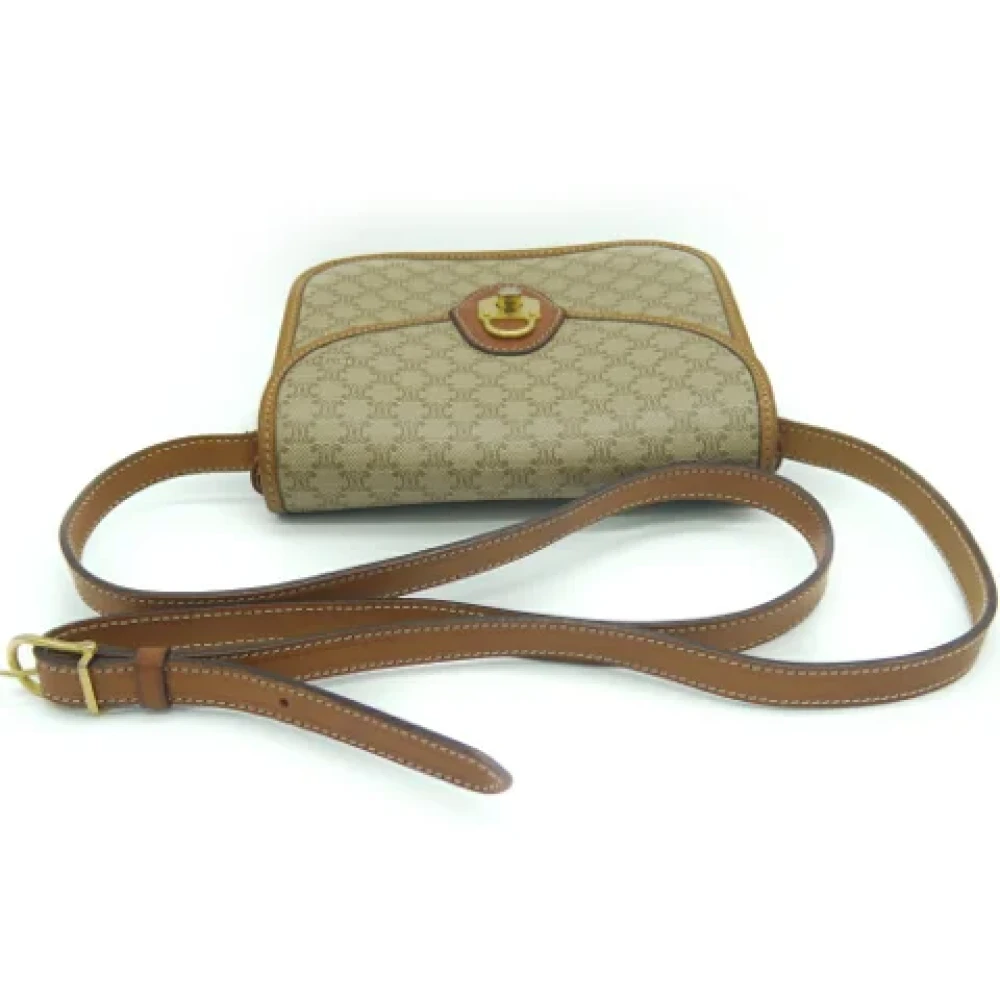 Celine Vintage Pre-owned Fabric celine-bags Green Dames