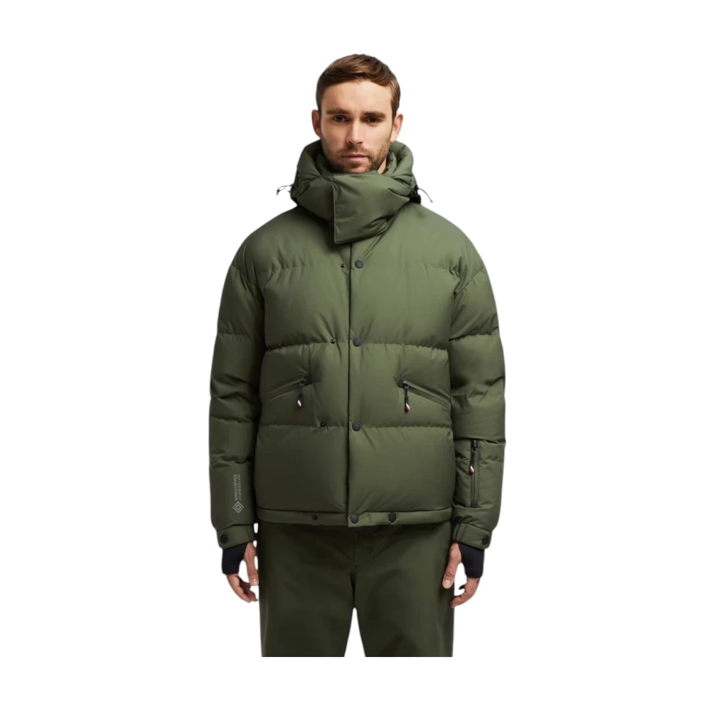 Moncler Gore-Tex Hooded Ski Donsjas Green Heren