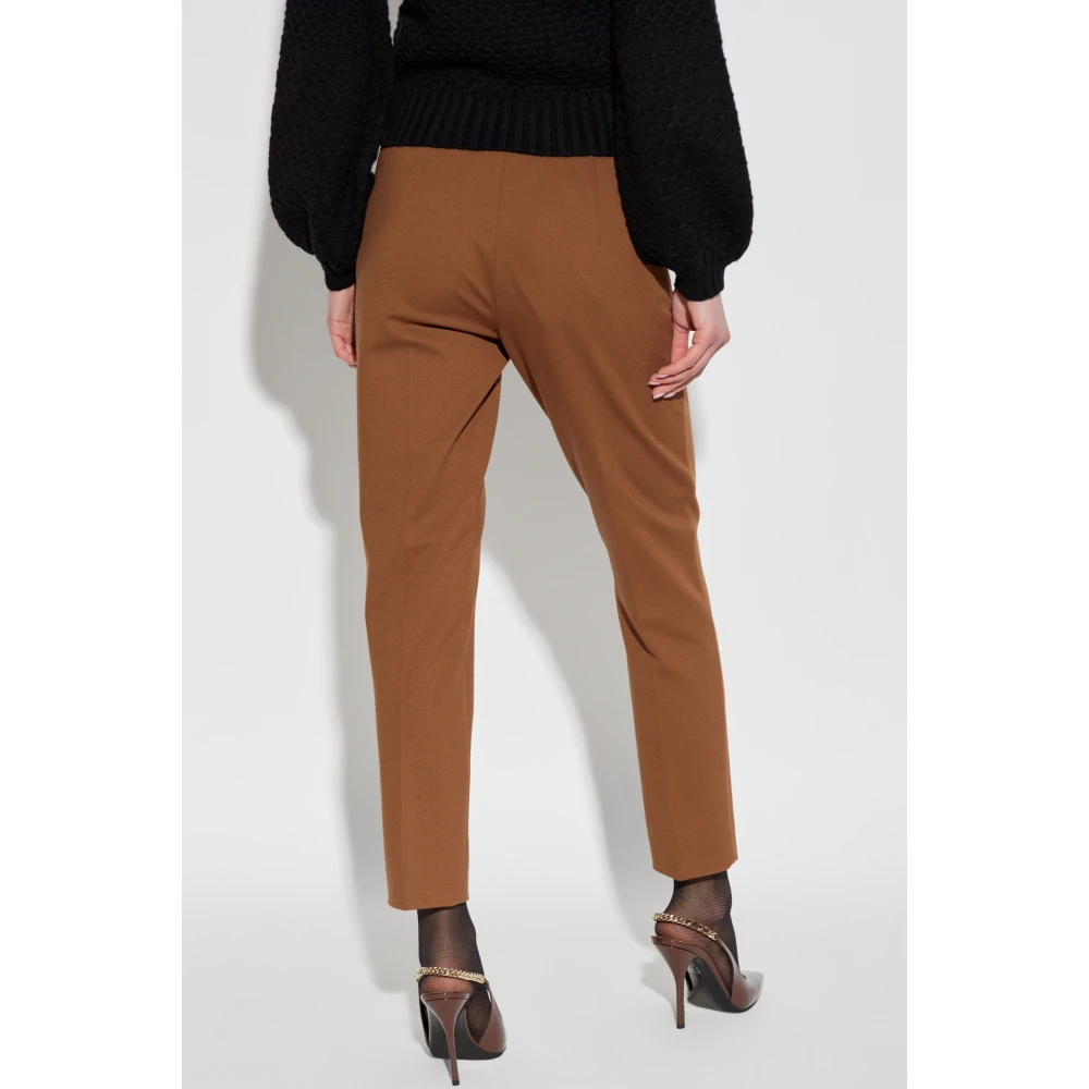 Max Mara Gekreukelde broek Pegno Brown Dames