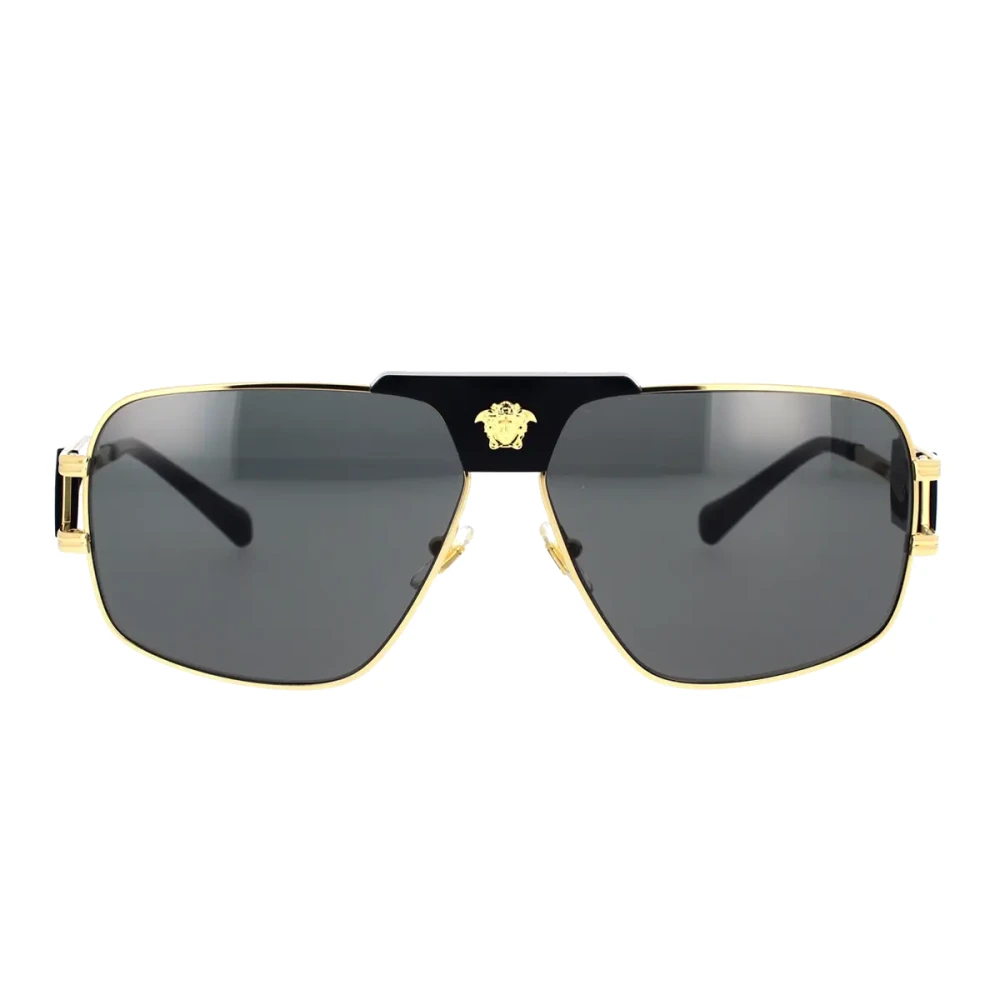 Versace Unisex Yellow Sunglasses, 63 Mm, Pillow Shape Sunglasses