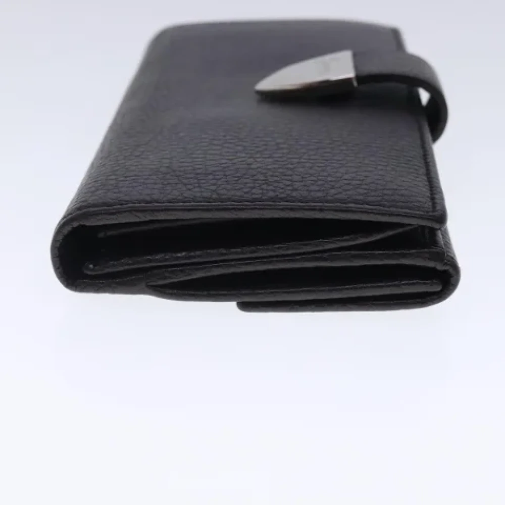 Gucci Vintage Pre-owned Leather wallets Black Dames