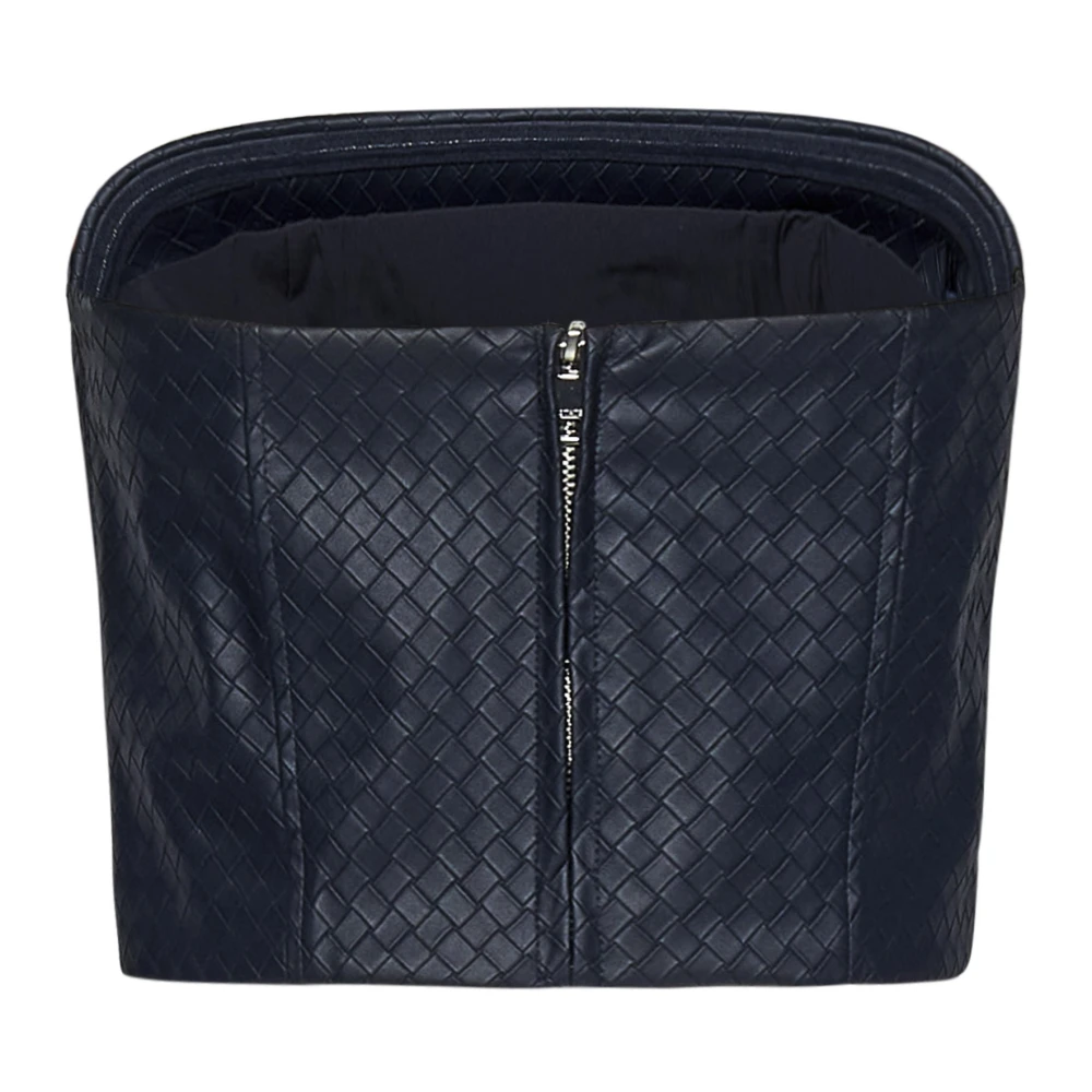 Rotate Birger Christensen Blauwe Strapless Crop Top Blue Dames