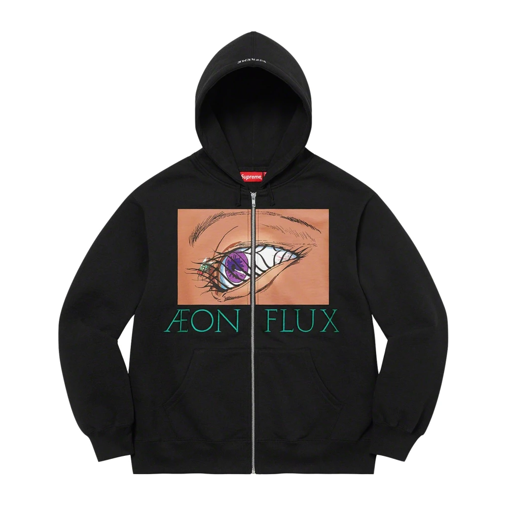 Supreme Beperkte oplage Aeon Flux hoodie zwart Black Dames