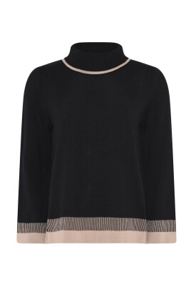 a-shaped-turtle-pullover-blouse-black