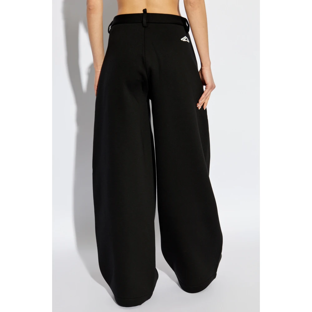 Dsquared2 Wijde broek Black Dames