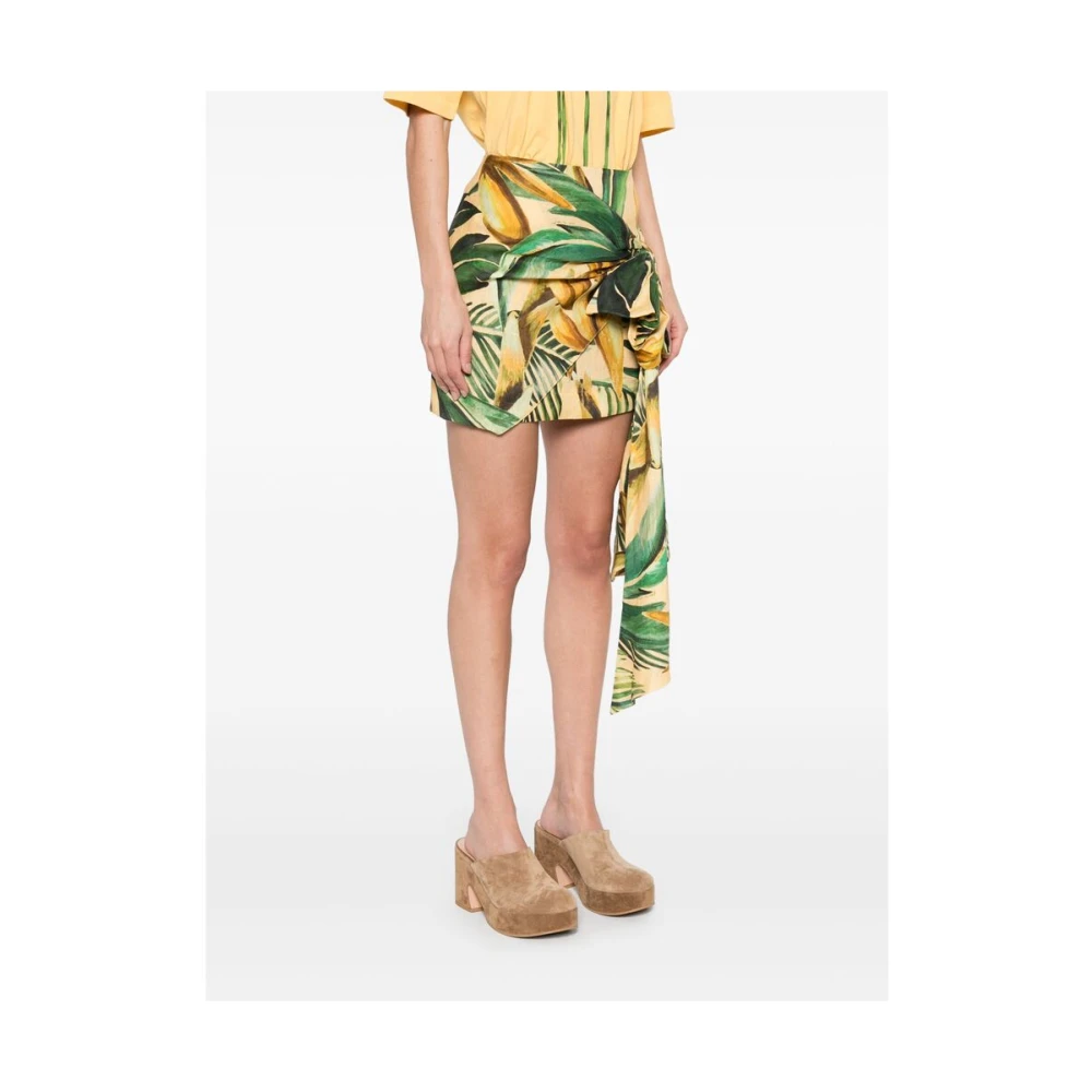 Farm Rio Gele Banaan Rok Multicolor Dames