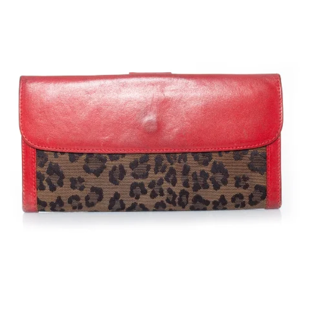 Fendi Vintage Pre-owned Leather wallets Brown Dames