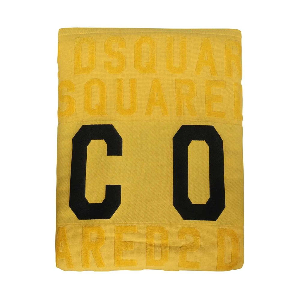 Dsquared2 Towels Yellow Heren