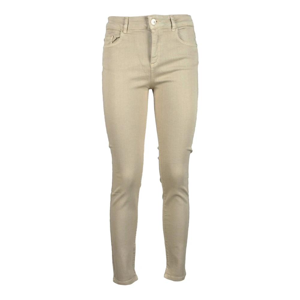 Nenette Klassieke jeans met stretchstof Beige Dames