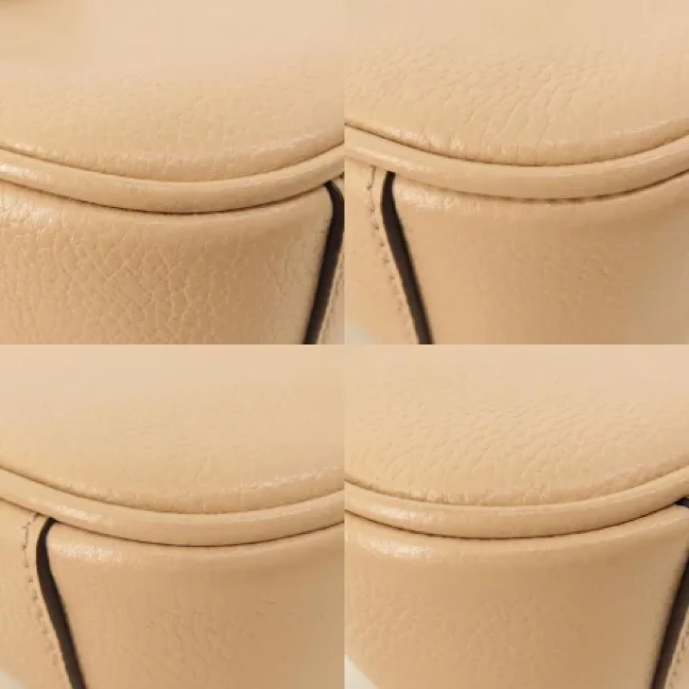 Michael Kors Pre-owned Leather shoulder-bags Beige Dames