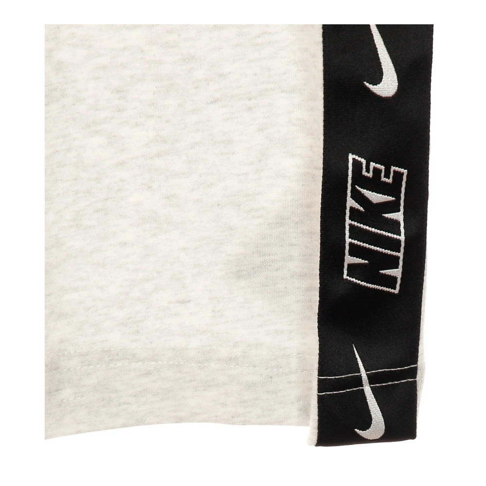 Nike Sportkleding Gebreide Top Berken Heather Zwart White Heren