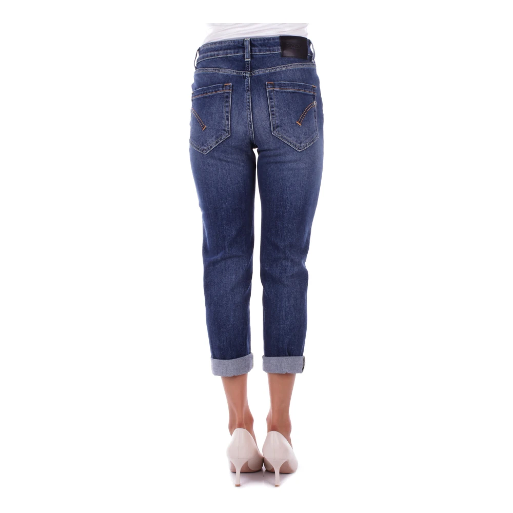 Dondup Denim Jeans met Logo Achterzak Blue Dames