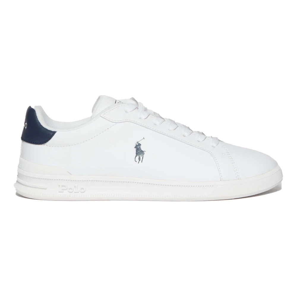 Polo Ralph Lauren Witte leren sneakers GRT CT II White Heren