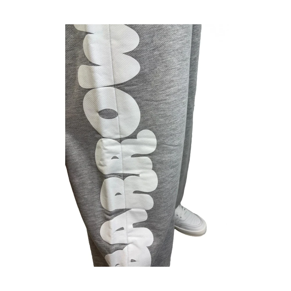 Barrow Hoge taille grijze katoenen broek Gray Dames