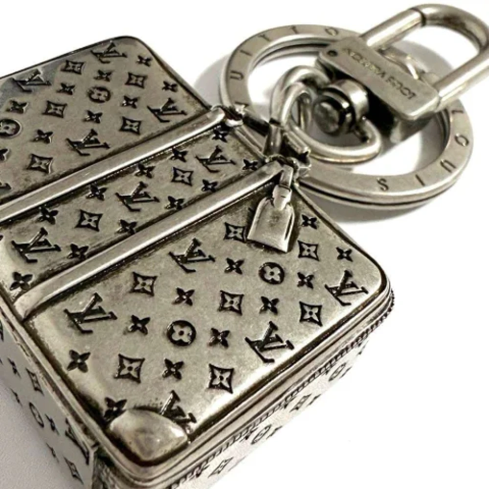 Louis Vuitton Vintage Pre-owned Metal key-holders Gray Dames