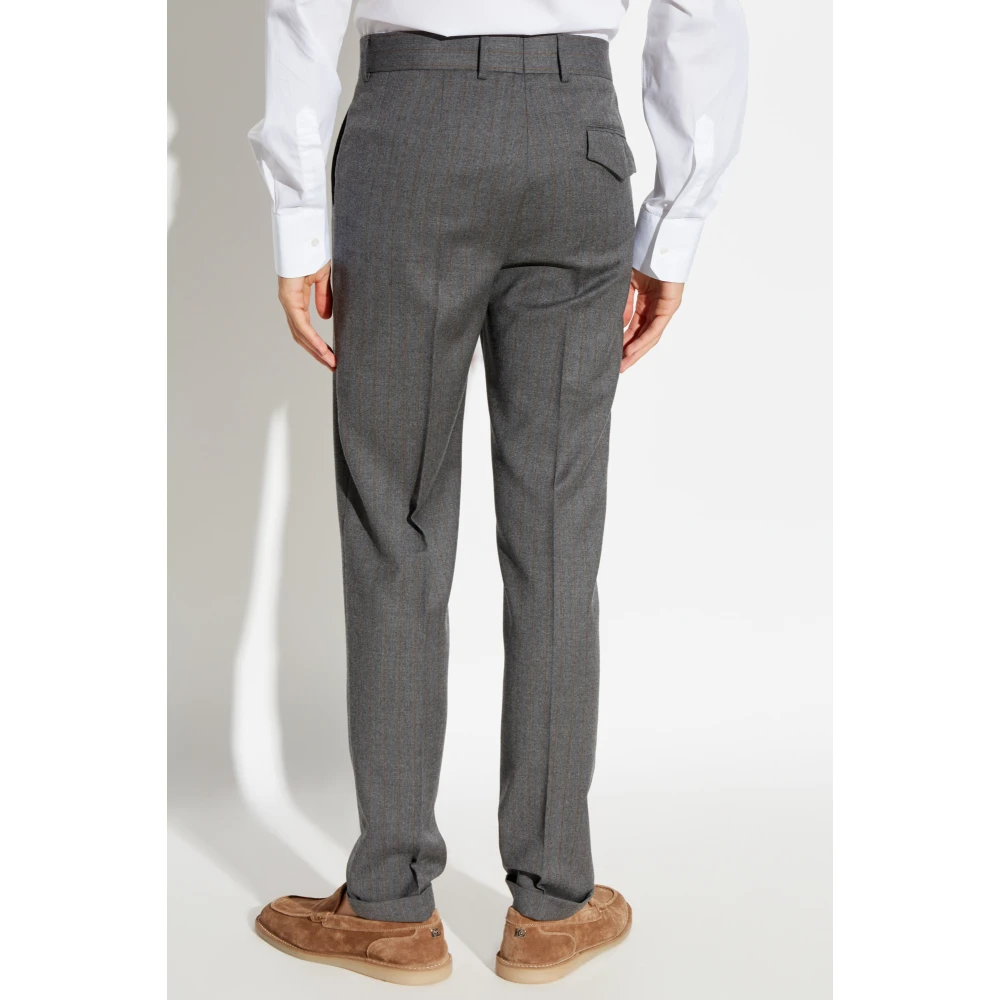 Dolce & Gabbana Wollen broek Gray Heren