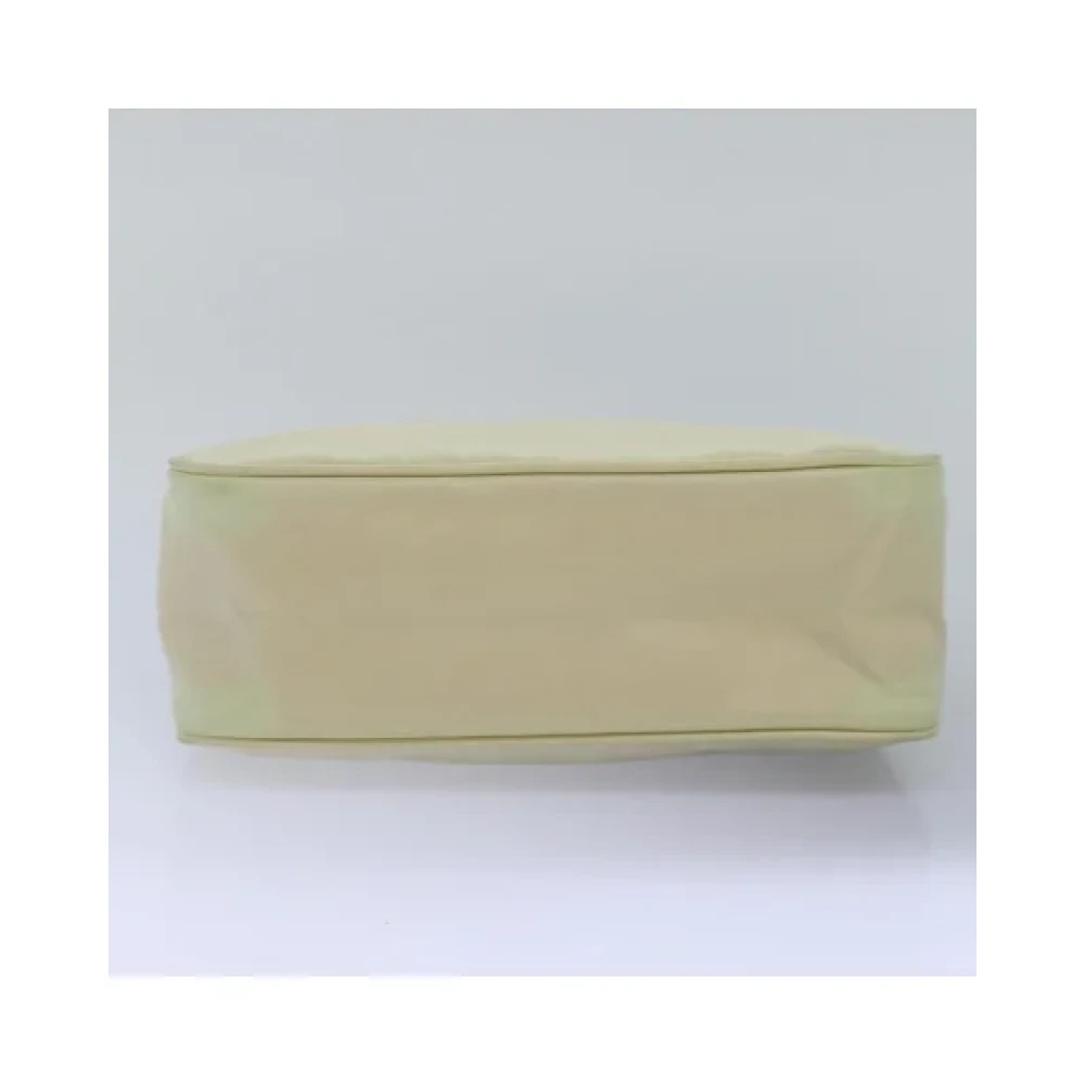 Prada Vintage Pre-owned Nylon prada-bags Beige Dames