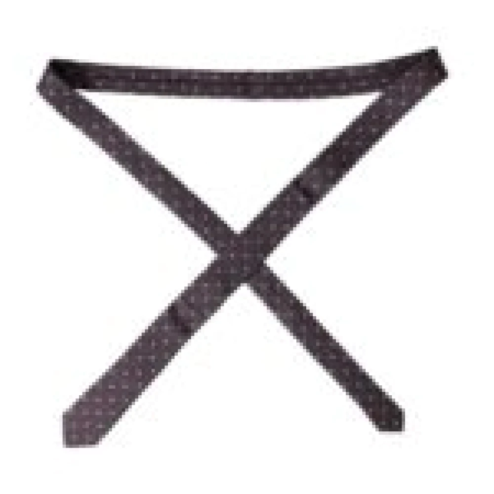 Dolce & Gabbana Polka Dot Verstelbare Heren Stropdas Purple Heren