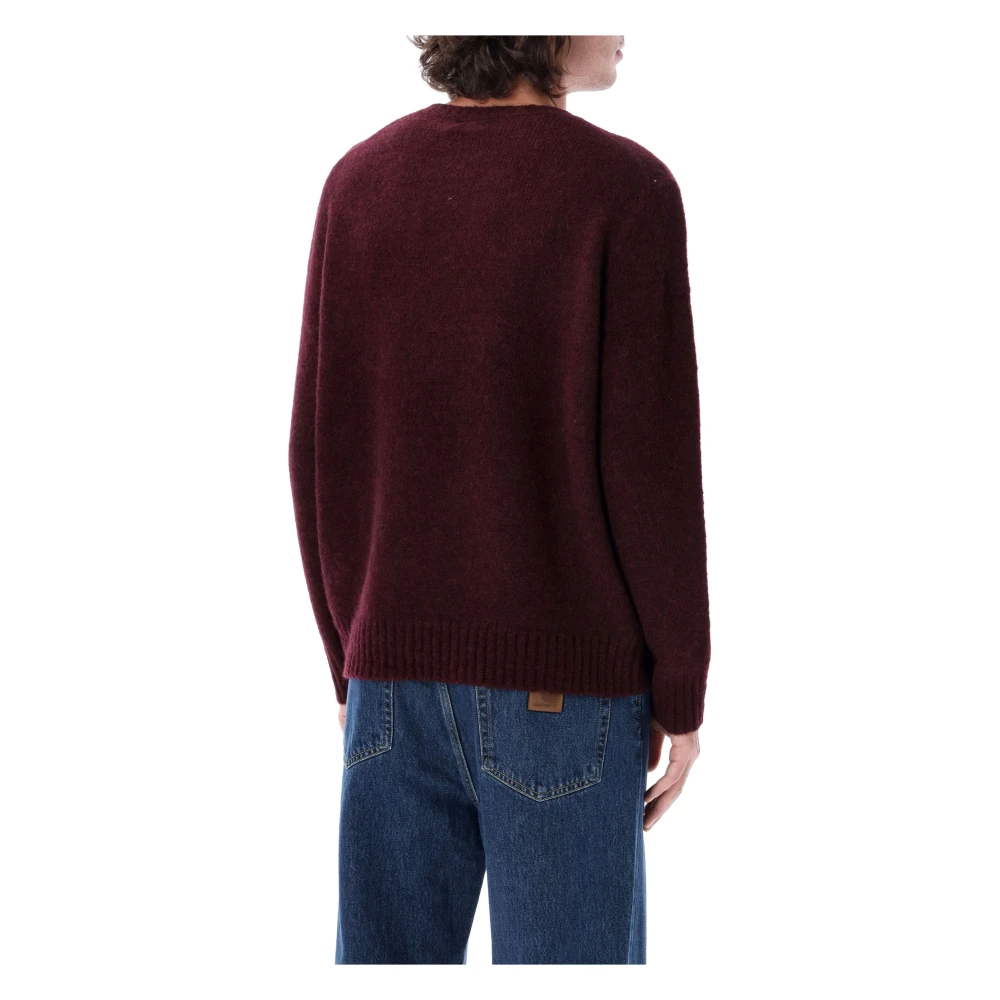 Ralph Lauren Wollen trui met ronde hals Purple Heren