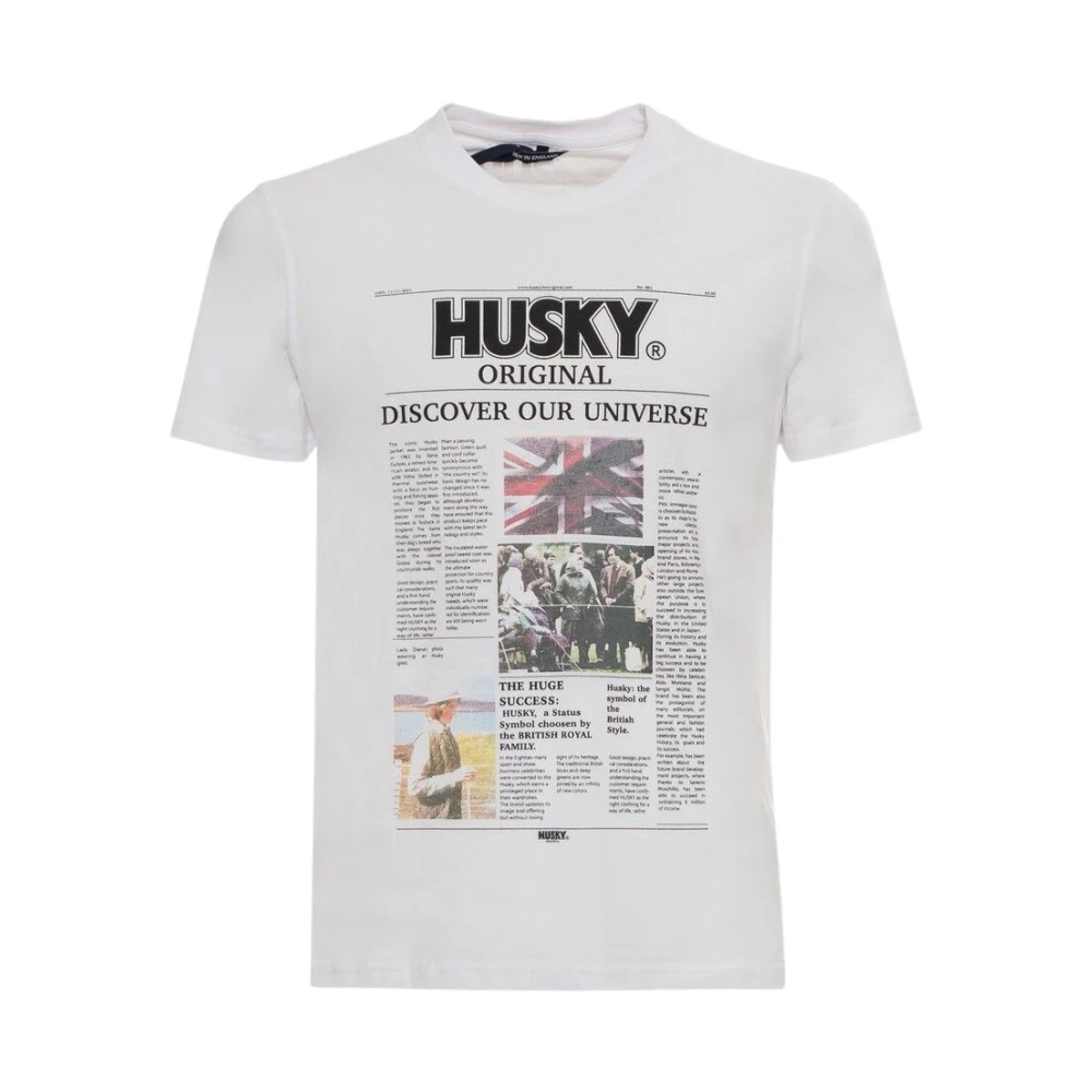 Husky Original Tyler Vår/Sommar Herr T-shirt White, Herr