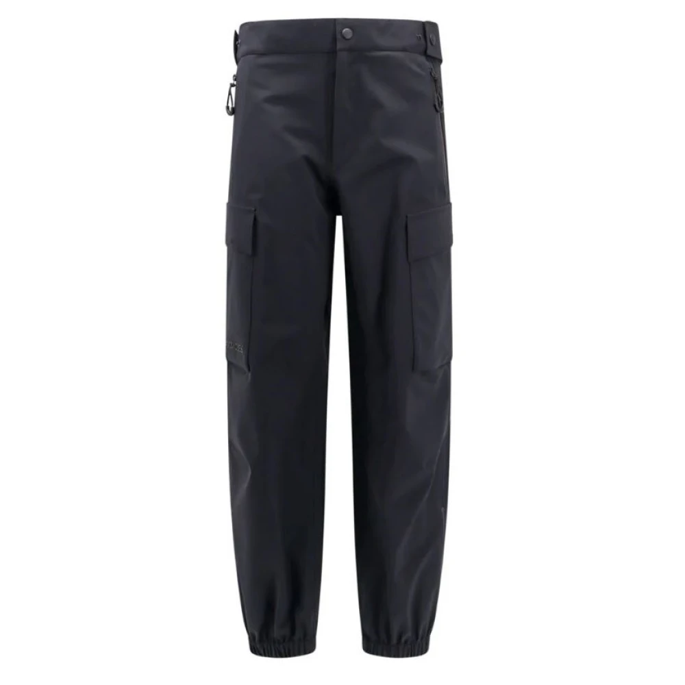 Moncler Zwarte Cargo Broek Waterafstotend Black Heren