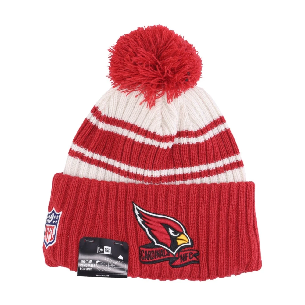New Era Unisex Red Arizona Cardinals Pom Pom Beanie Hat