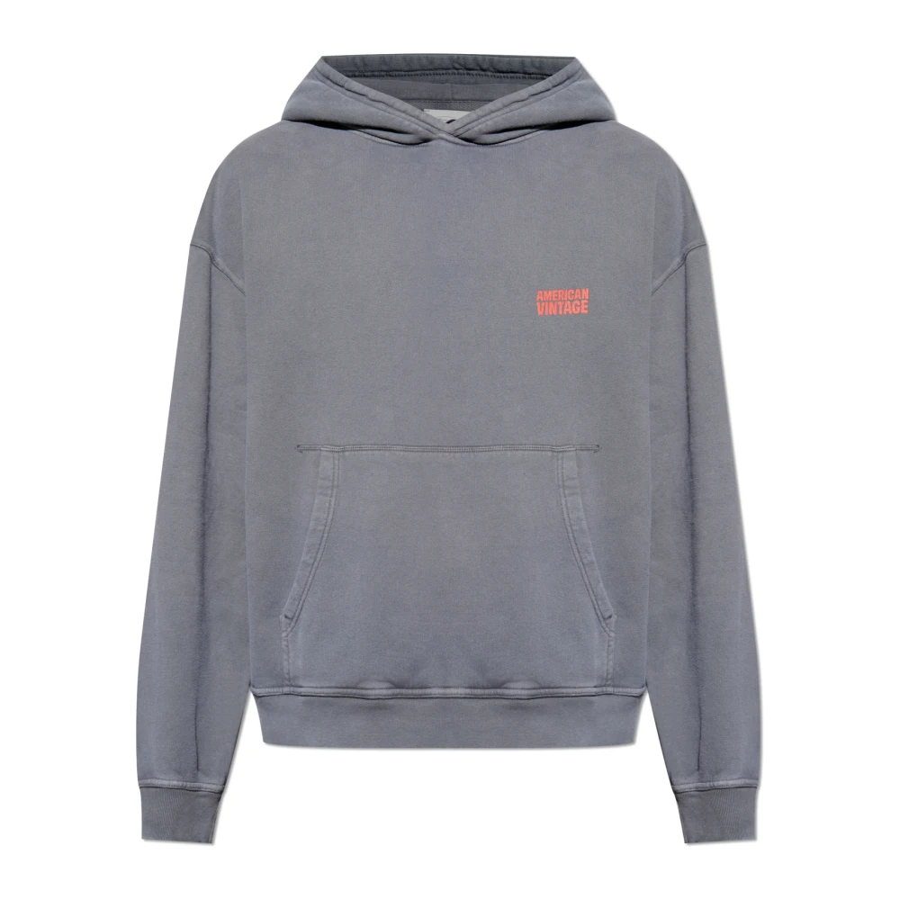 American Vintage Uomo Grigio Felpe, Xl, New,