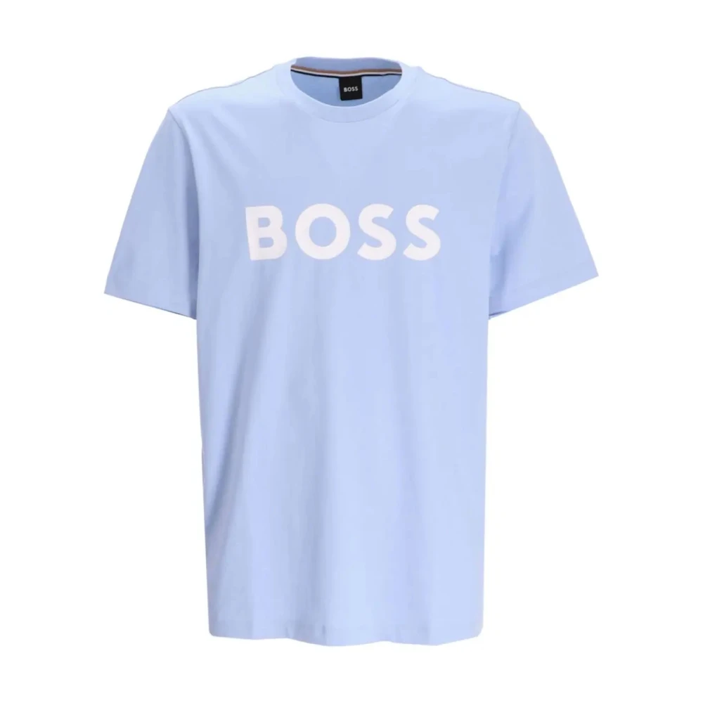Hugo Boss Stijlvolle T-shirts Tiburt 354 Blue Heren