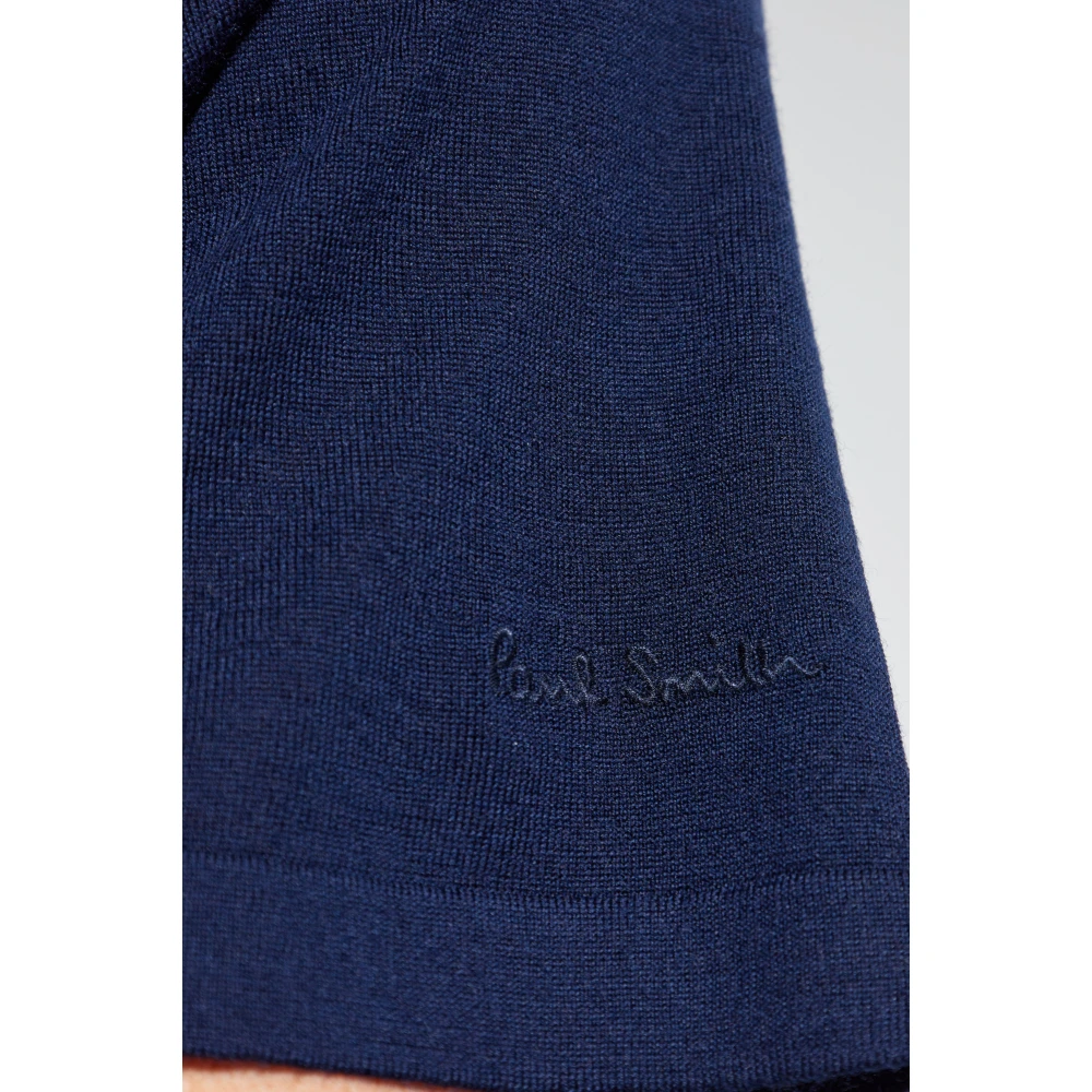 Paul Smith Wollen trui Blue Heren