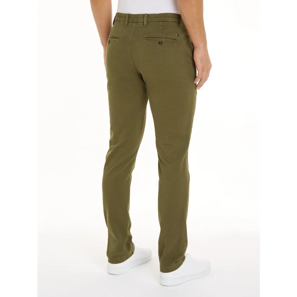 Tommy Hilfiger Groene Chinos Bleecker Struc Broek Green Heren