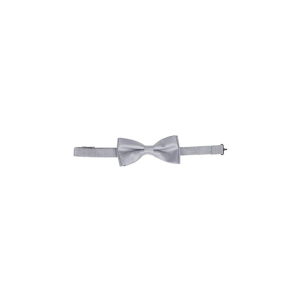 Eleventy Zijde Wol Papillon Accessoire Gray Heren