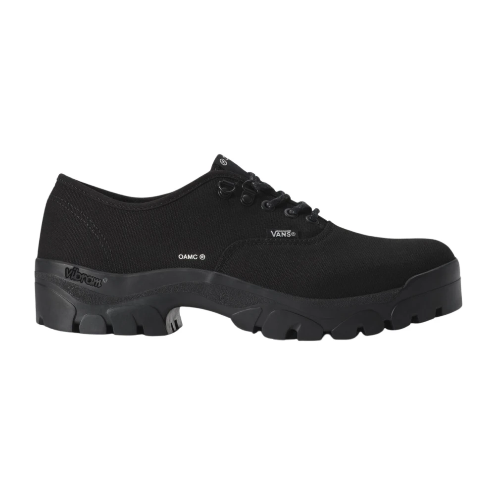 Vans Men's Black Sneakers, 9 Uk, Authentic Oxford Trainers