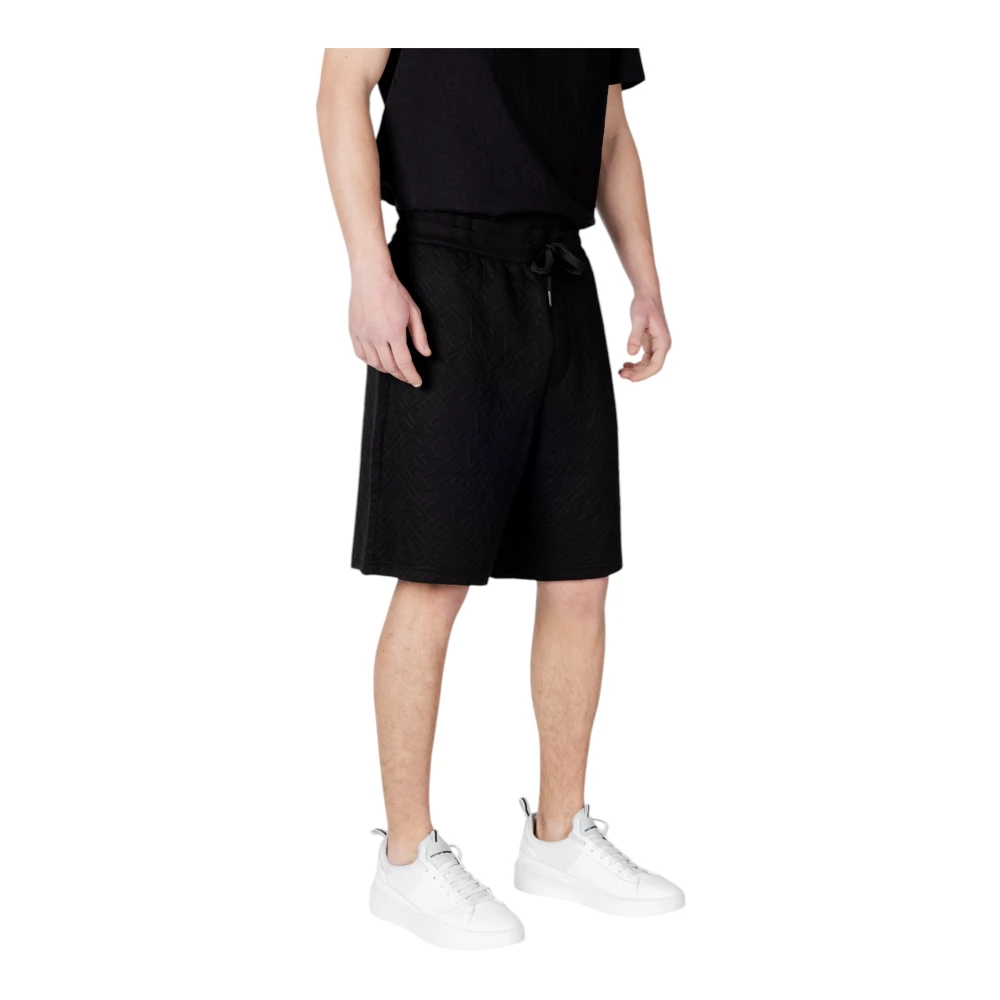 Armani Exchange Sportieve Bermuda Shorts Collectie Black Heren