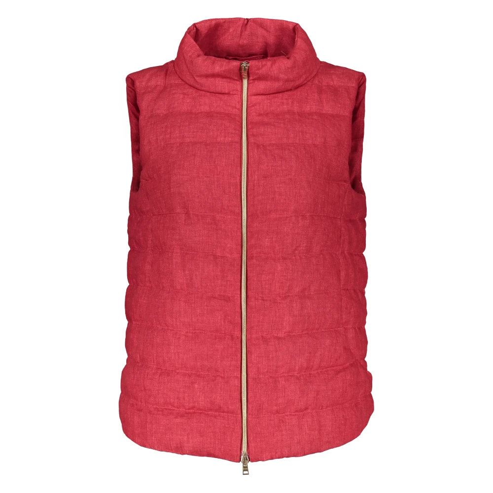 Herno Goose Down Vest met Rits Red Dames
